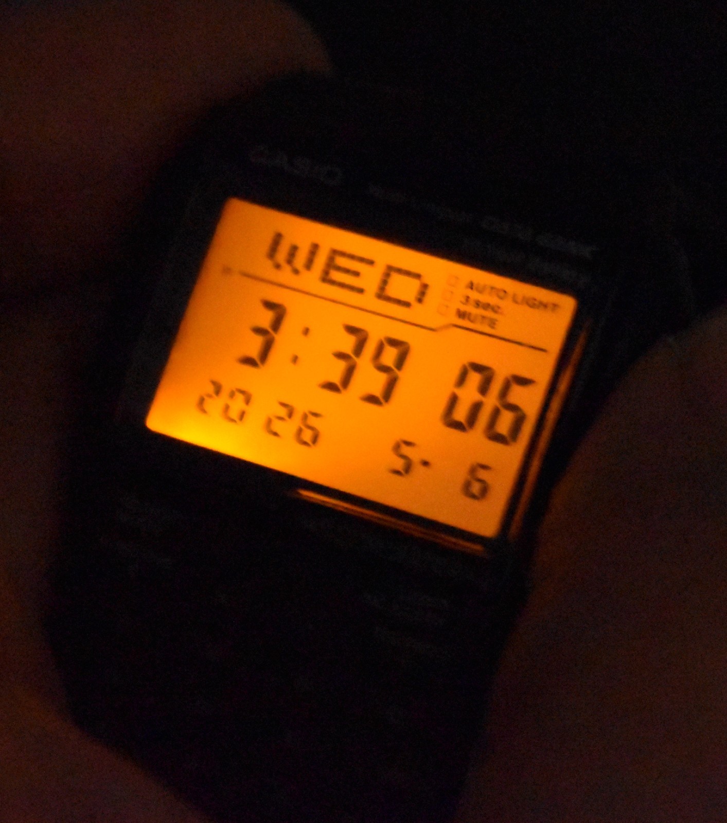 Retro Casio DBC-32 Databank Calculator Watch Black Digital Alarm Telememo Y2K