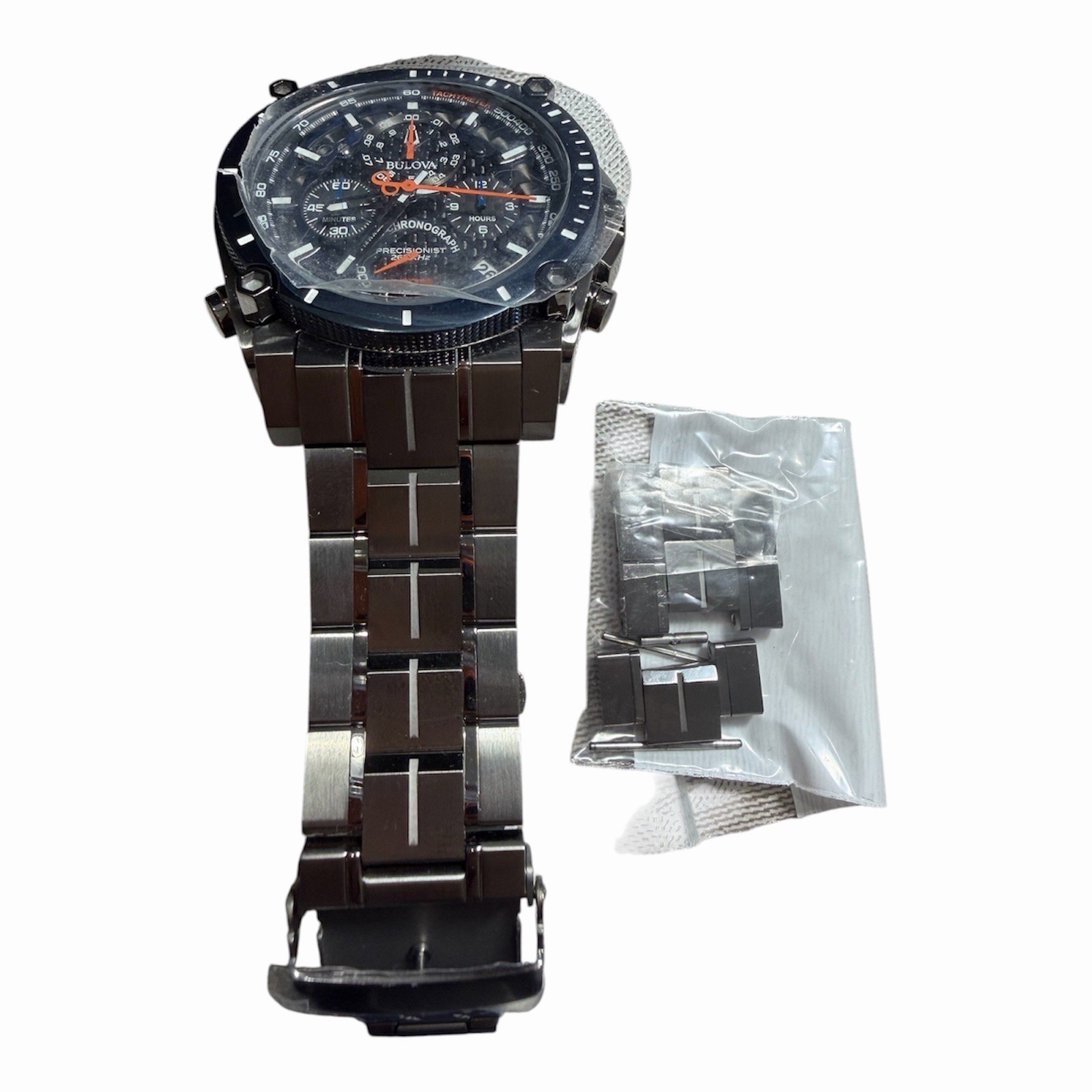 Bulova Precisionist 98B343 Chronograph Men’s Stainless Steel Quartz Analog Watch