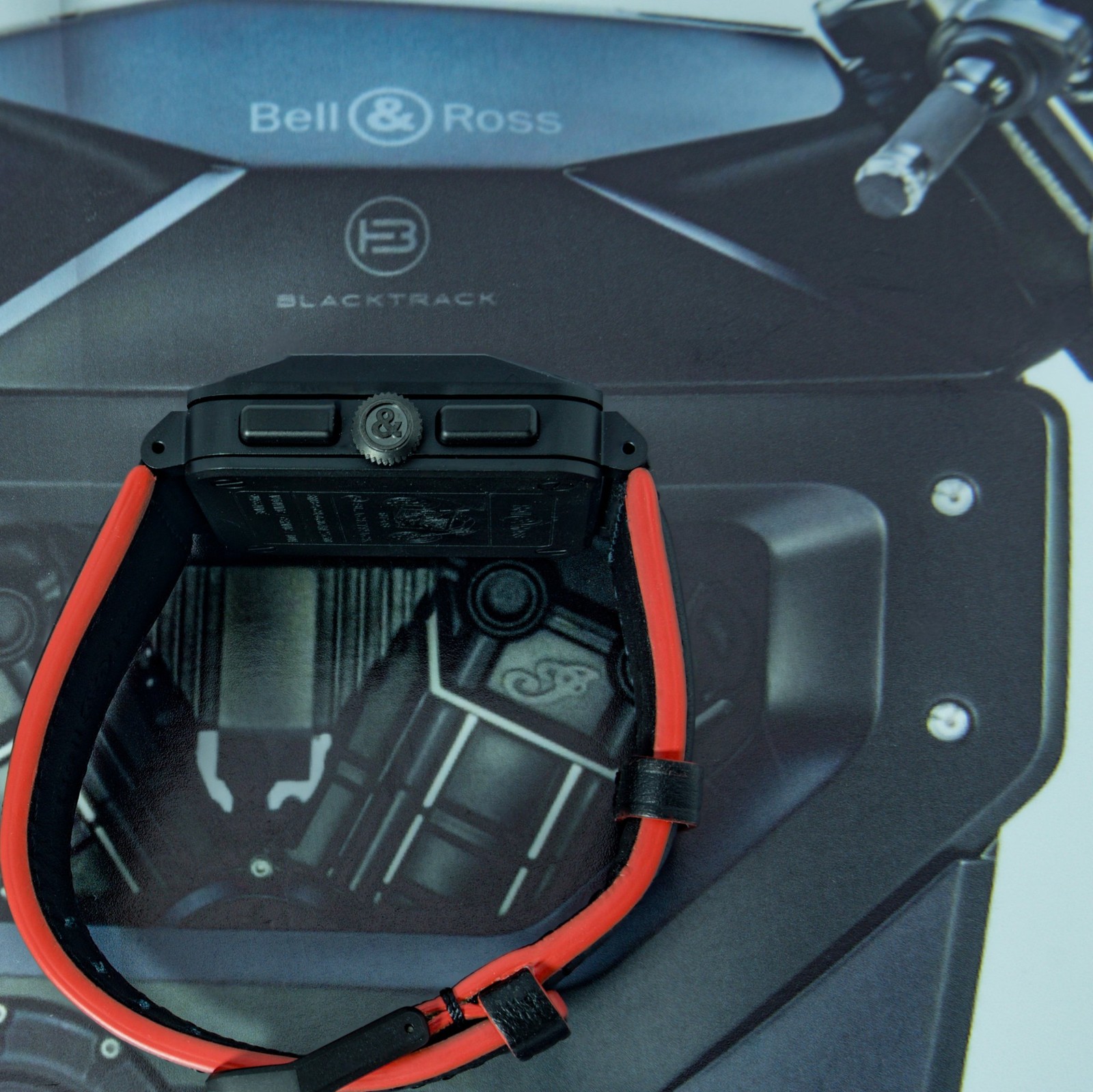 Bell & Ross BR03 Chrono Blacktrack BR0394-BTR-Ce/SCA