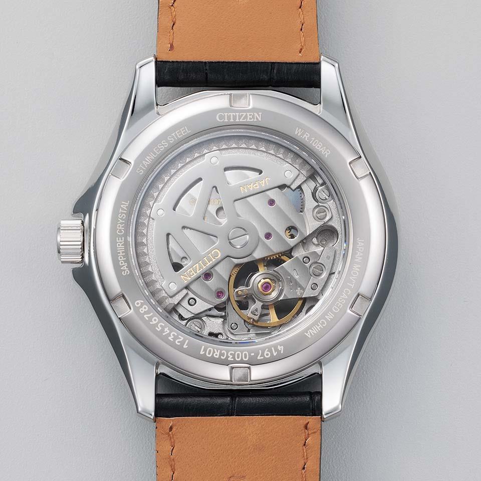 CITIZEN COLLECTION NP1011-08A Mechanical Automatic Watch Leather Band 38.9mm