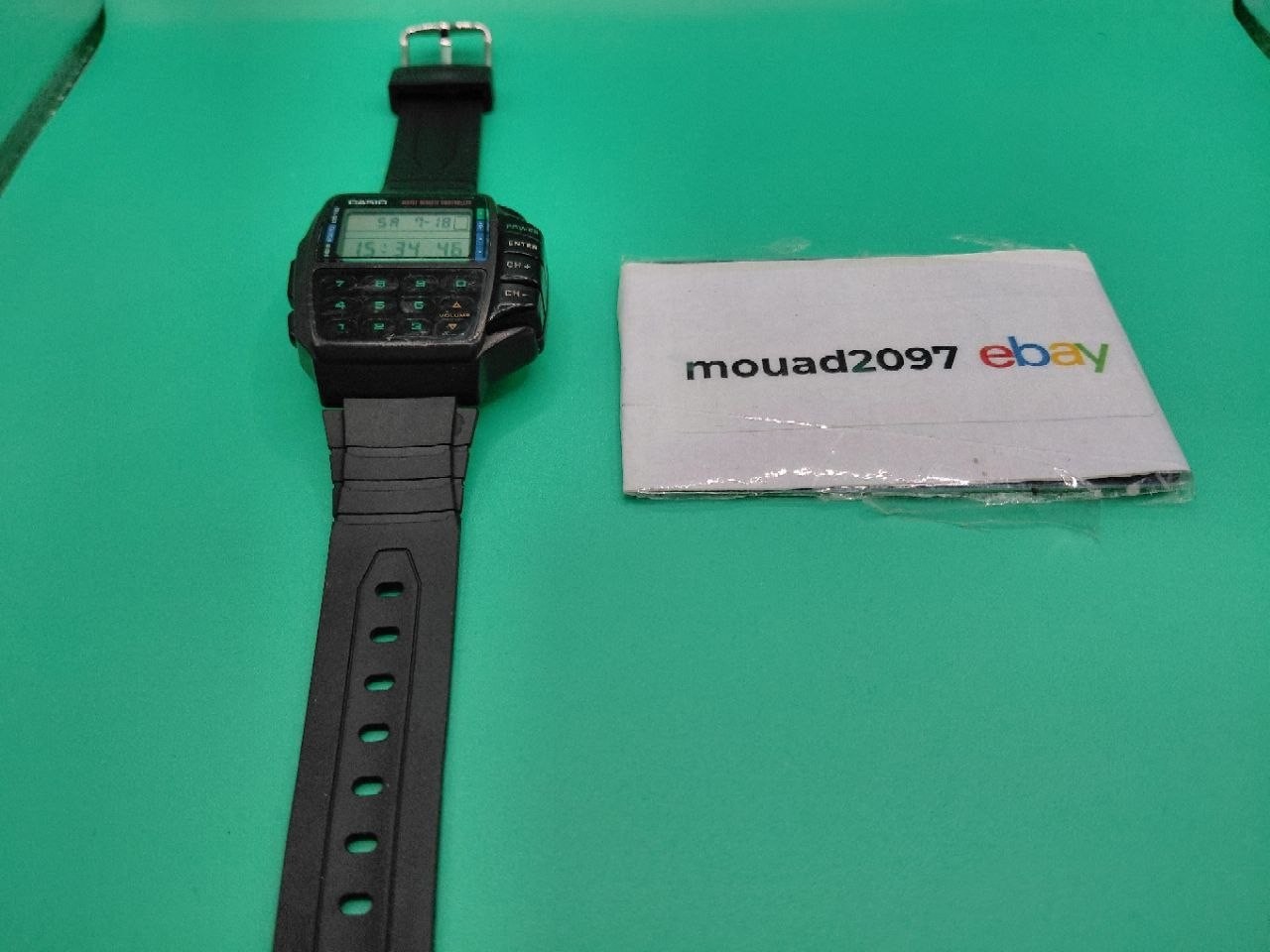 Vintage Casio CMD-20 Wrist Remote Controller Watch Module 1134 Digital WORKING