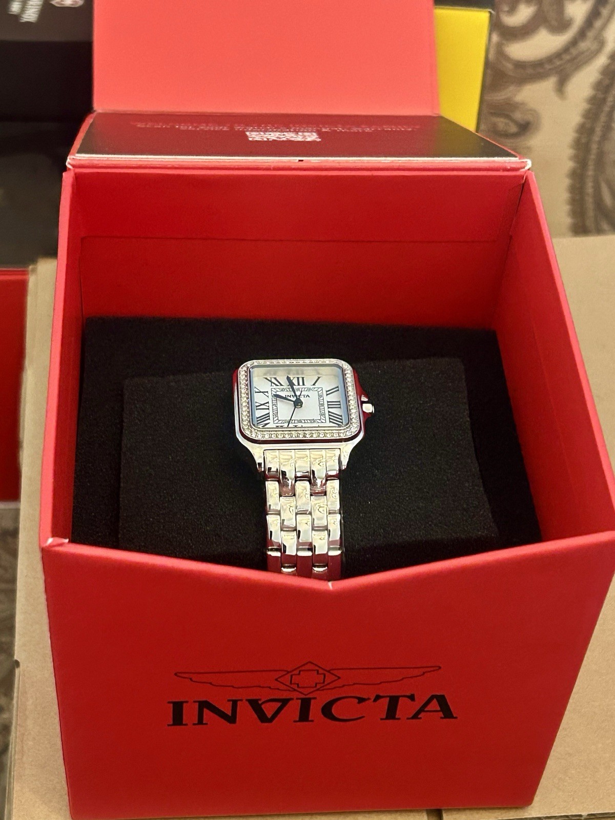 Invicta Angel, WR 30m, 28mm, 7” Wrist, New/Box/3yr Wnty, Stainless Steel (48994)