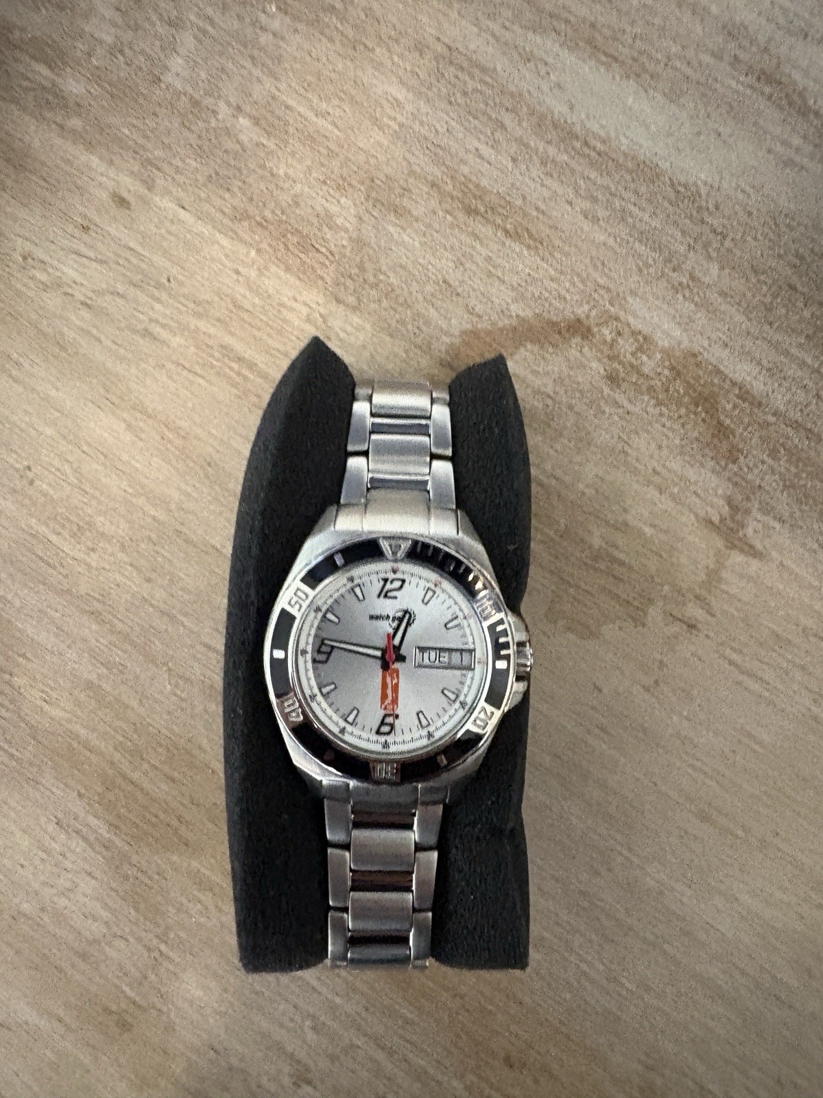 Watchgear by Tourneau Corporate Collection steel watch with a white dial