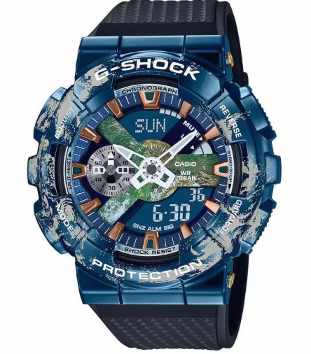 G-Shock GM-110EARTH-1AJR Metal Covered Analog Digital Watch