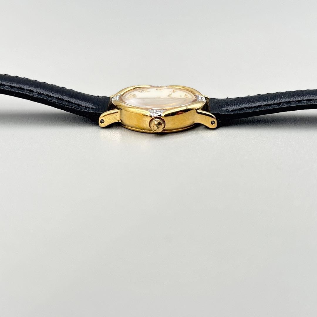 Seiko Exceline Women’s Watch Shell Dial Gold Case Used