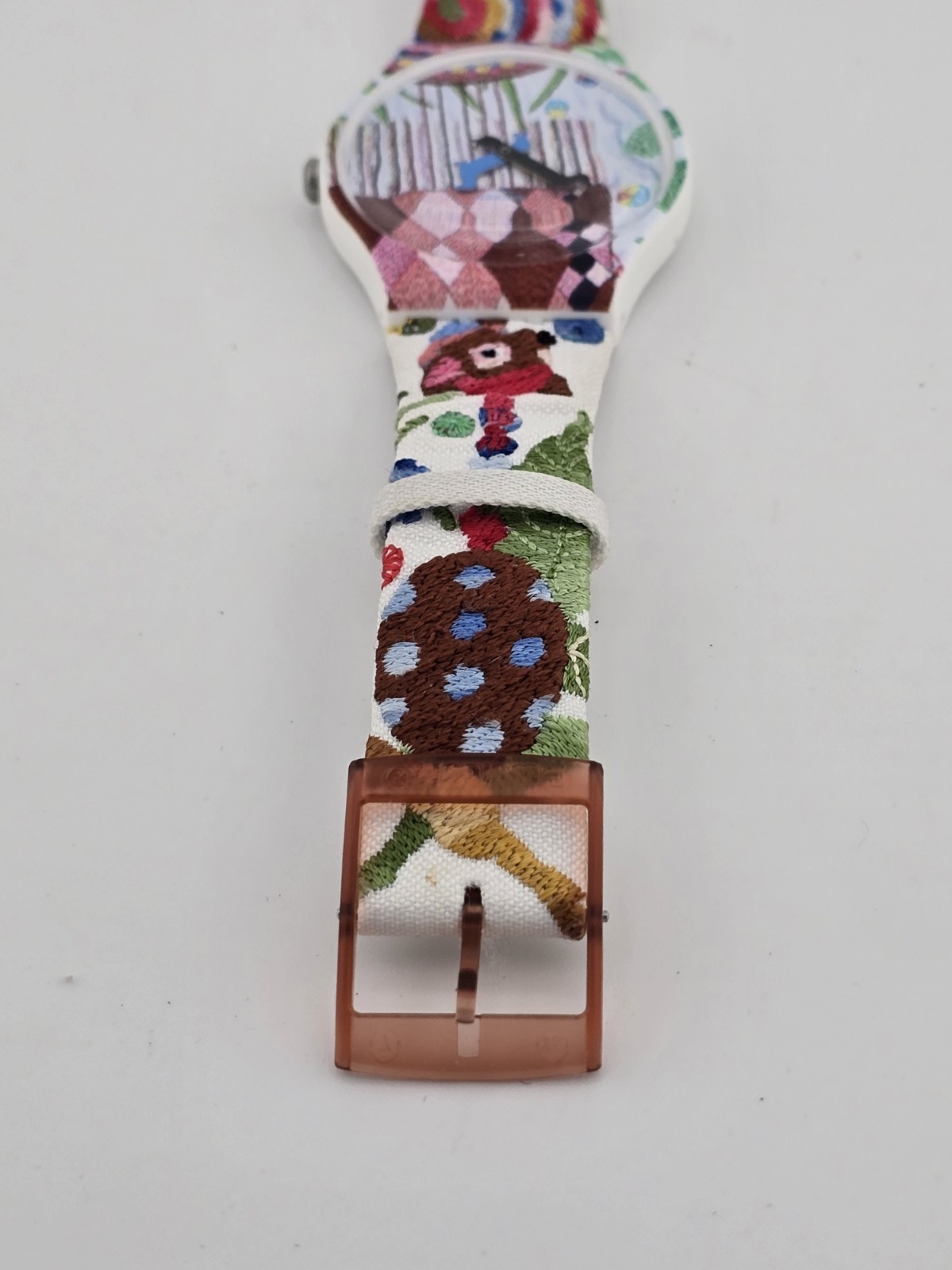 Original 2016 Swatch Art Watch – “Piolin’s Time” by Chiachio & Giannone SUOZ240S