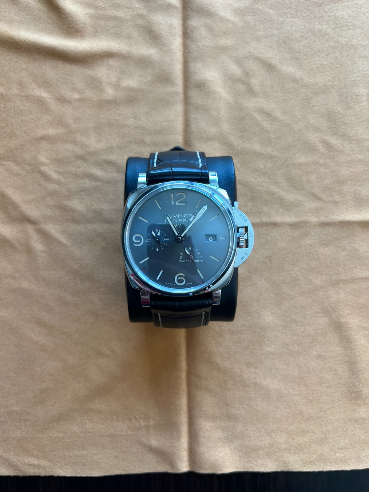 Panerai Luminor Due – PAM00944 – Anthracite Dial Men’s Watch – Factory Serviced