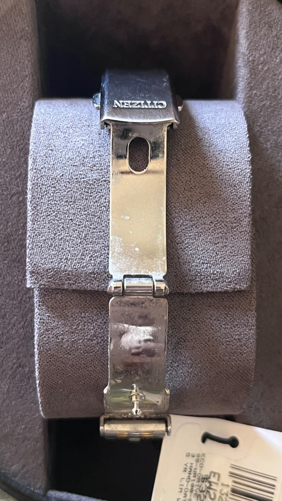 Citizen Sapphire Eco-Drive White Dial Ladies Watch EW2404-57A Japan Movt.