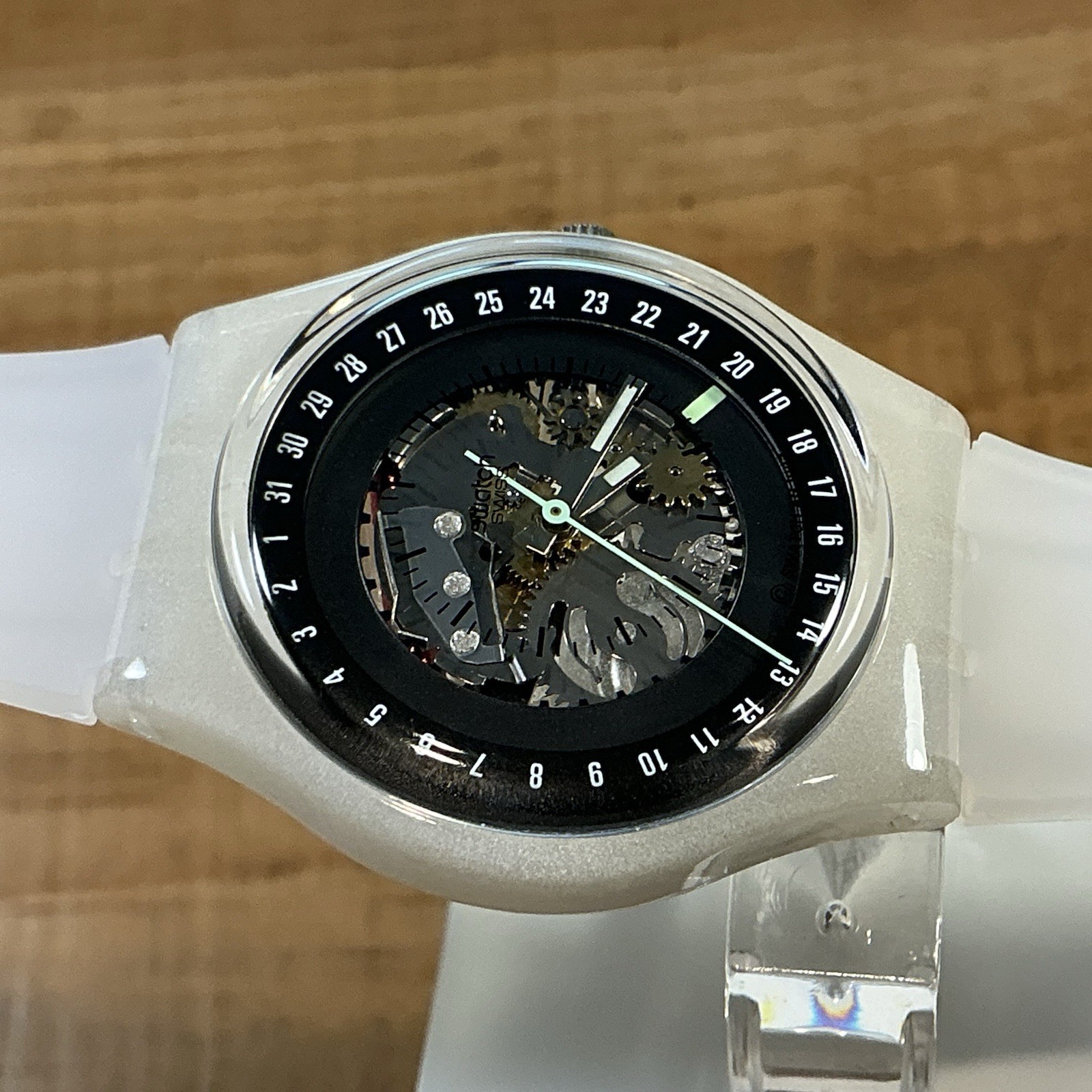 See Through – Skeleton – Semi Transparent – MINT – HTF [ 34mm ]