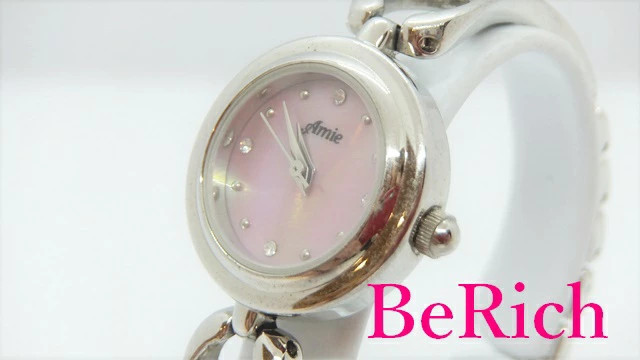 [A1R] Amie Pink Dial SS Silver Analog Quartz Ladies Watch [v2w]