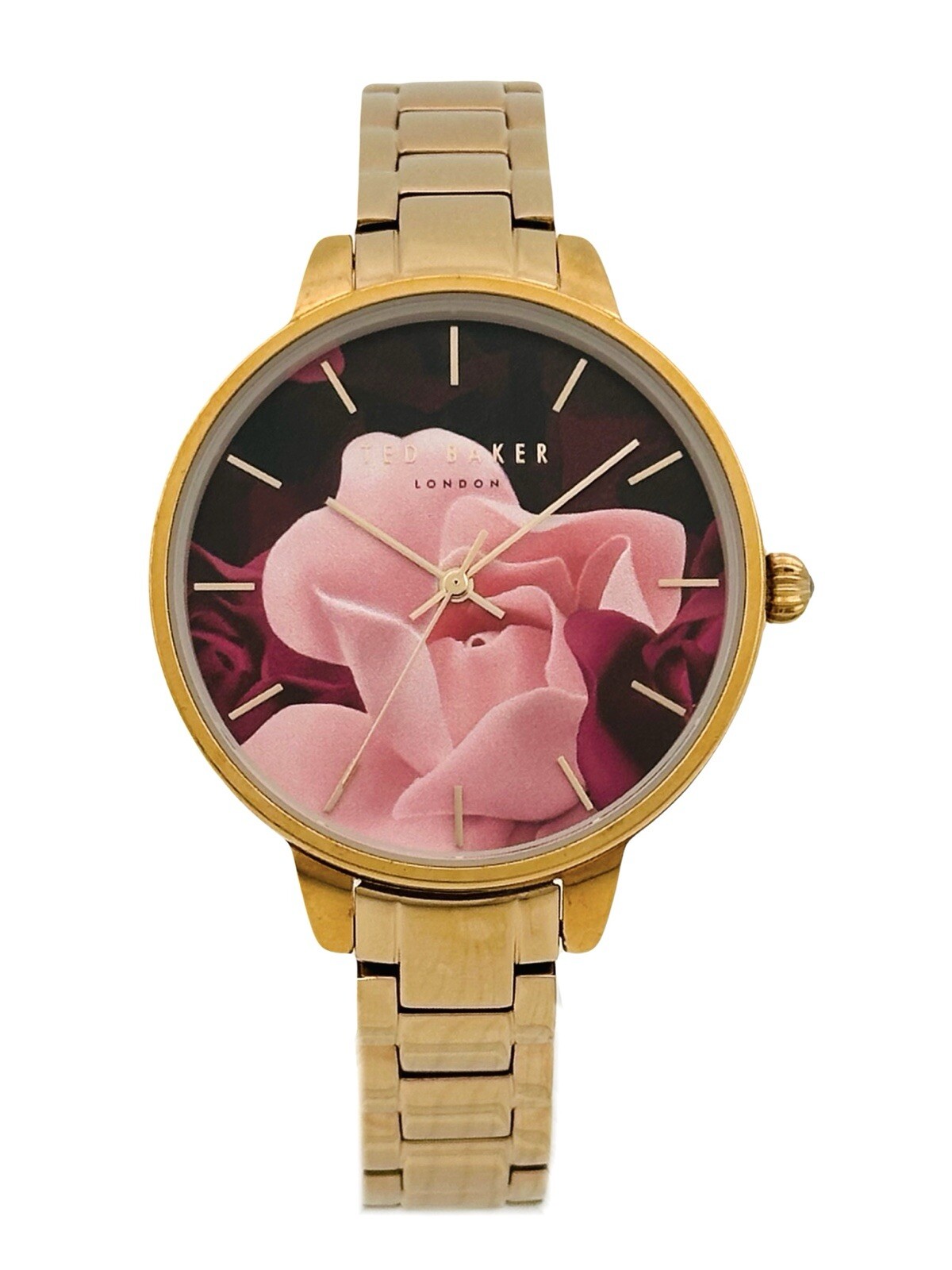 Ted Baker Women’s TE50005001 Multicolour Floral Dial Rose Gold Bracelet Watch
