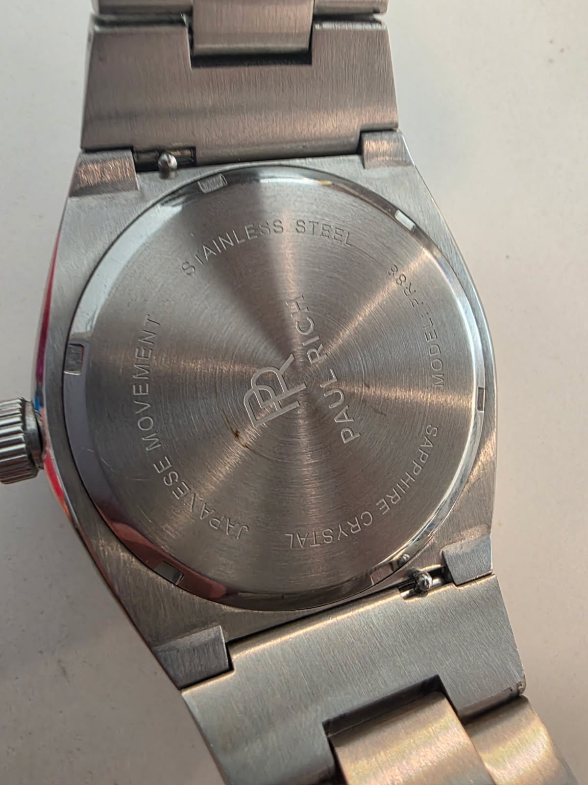 Paul Rich Star Dust Quartz Blue Dial Silver SS Bracelet Watch 40-43.9mm 5ATM