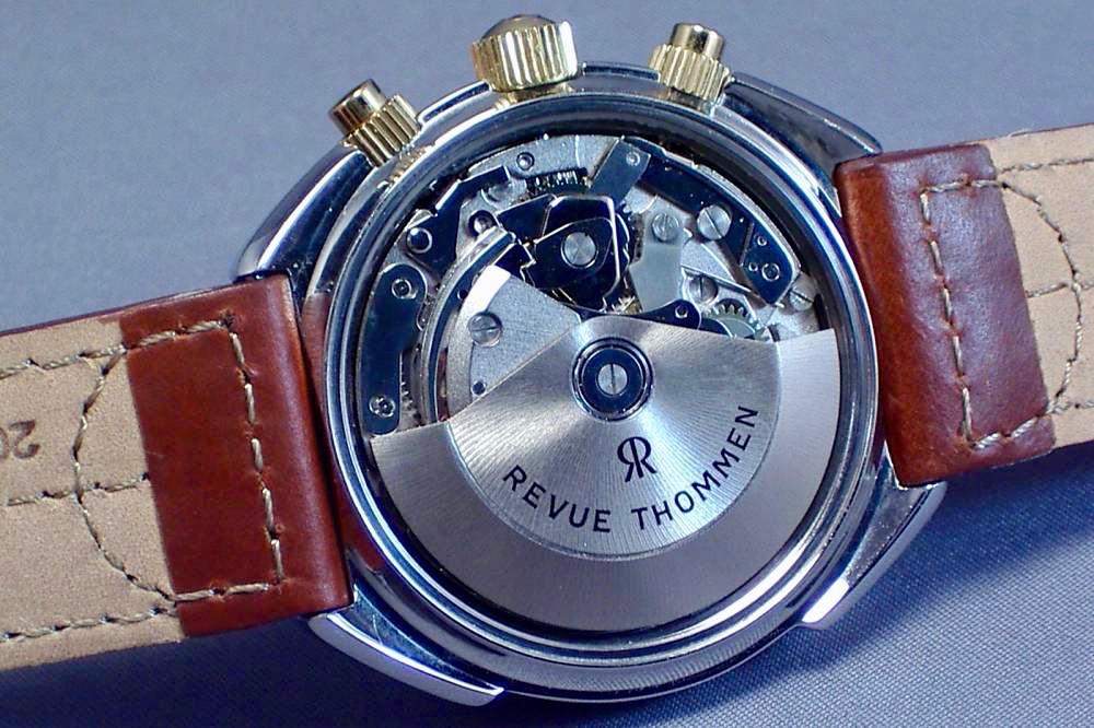 REVUE THOMMEN CHRONOMARK 2 Button Auto Chronograph – Valjoux 7750 With Box Steel