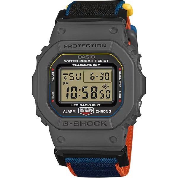 Casio G-Shock DW-5600MNC-8A2JF Digital Men’s Watch JDM Grey Blue