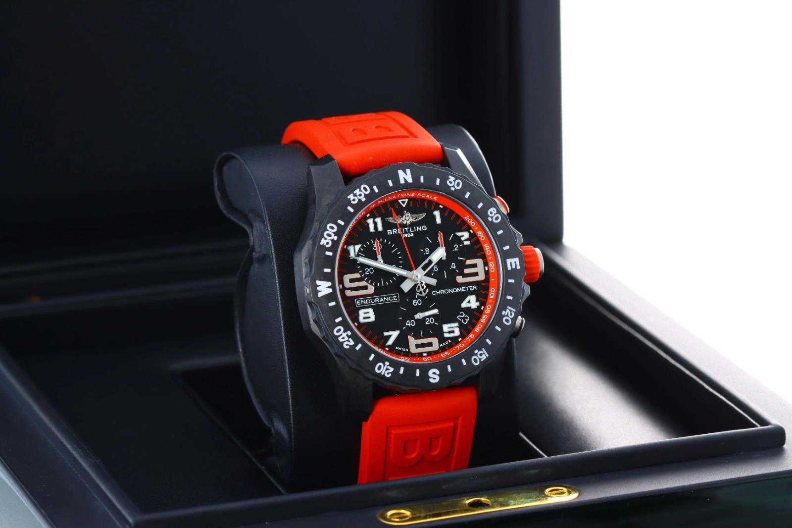 Breitling Endurance Pro Chronograph Orange 44mm – Black Polymer, X82310D91R1S1