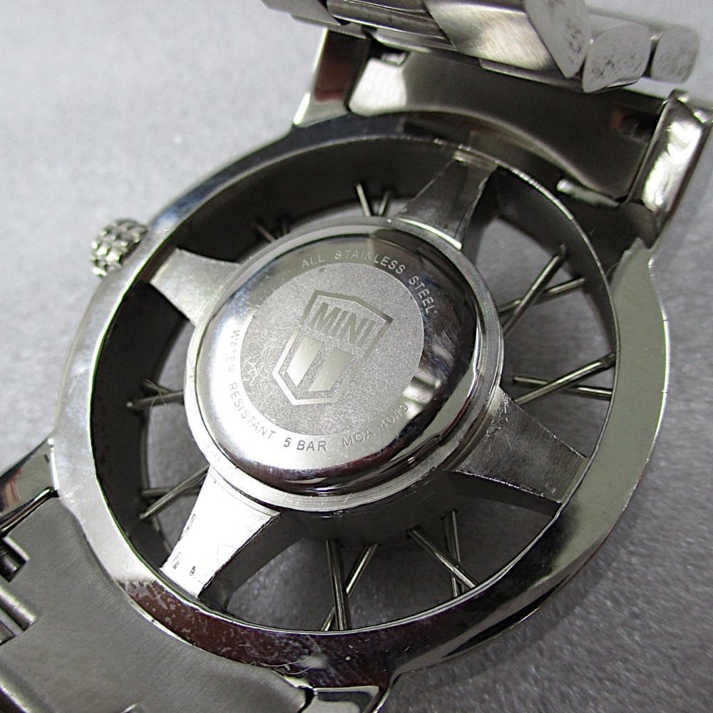 MINI Quartz SS 40mm Black Dial Watch