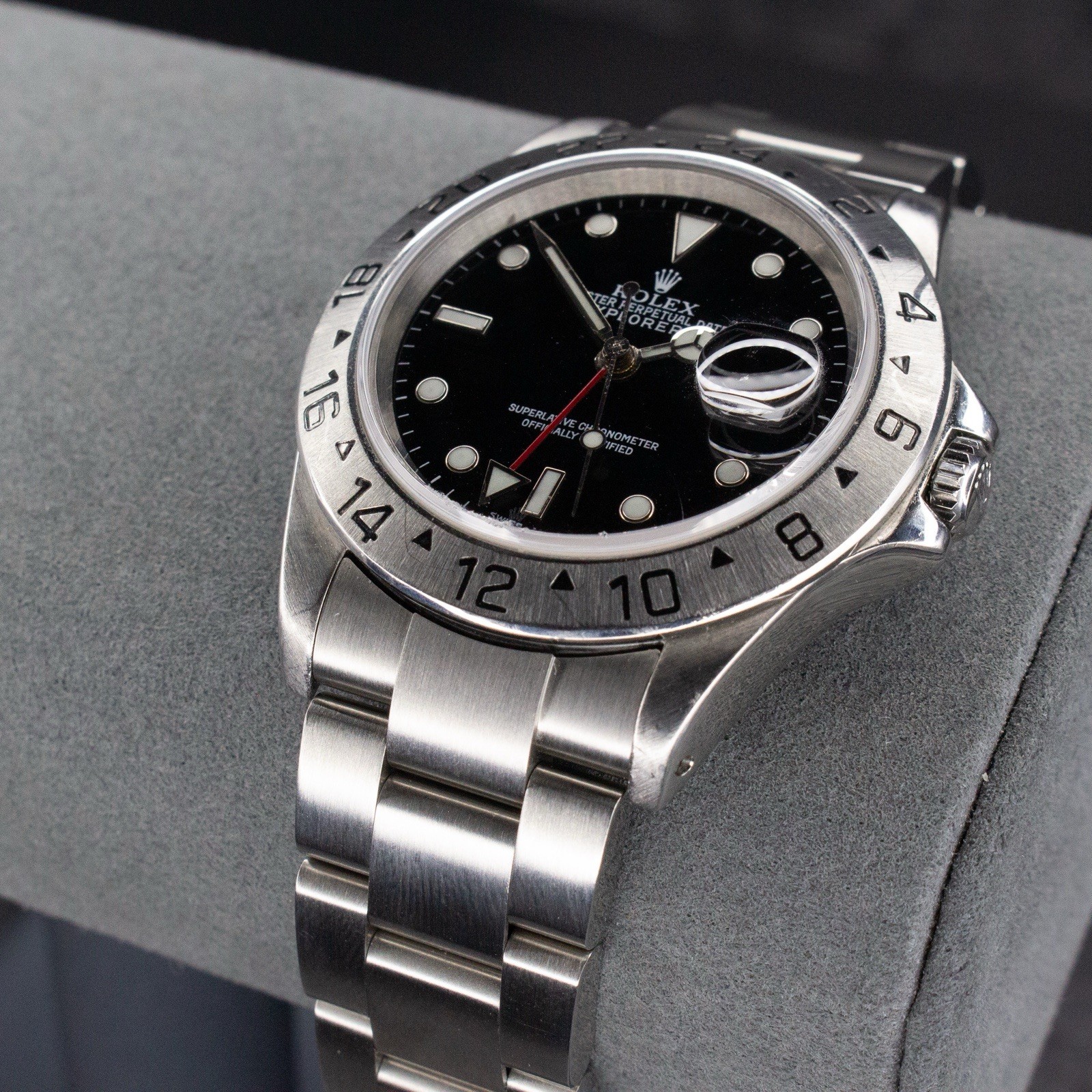 Rolex Explorer II 16570 40mm 24 hour GMT Black Dial P Serial 2000