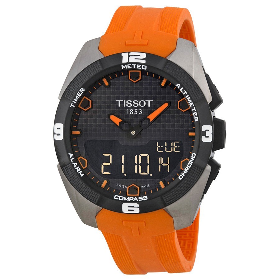 New Tissot T-Touch Swiss Made Men’s Watch Touch Screen Chronograph Alarm Solar