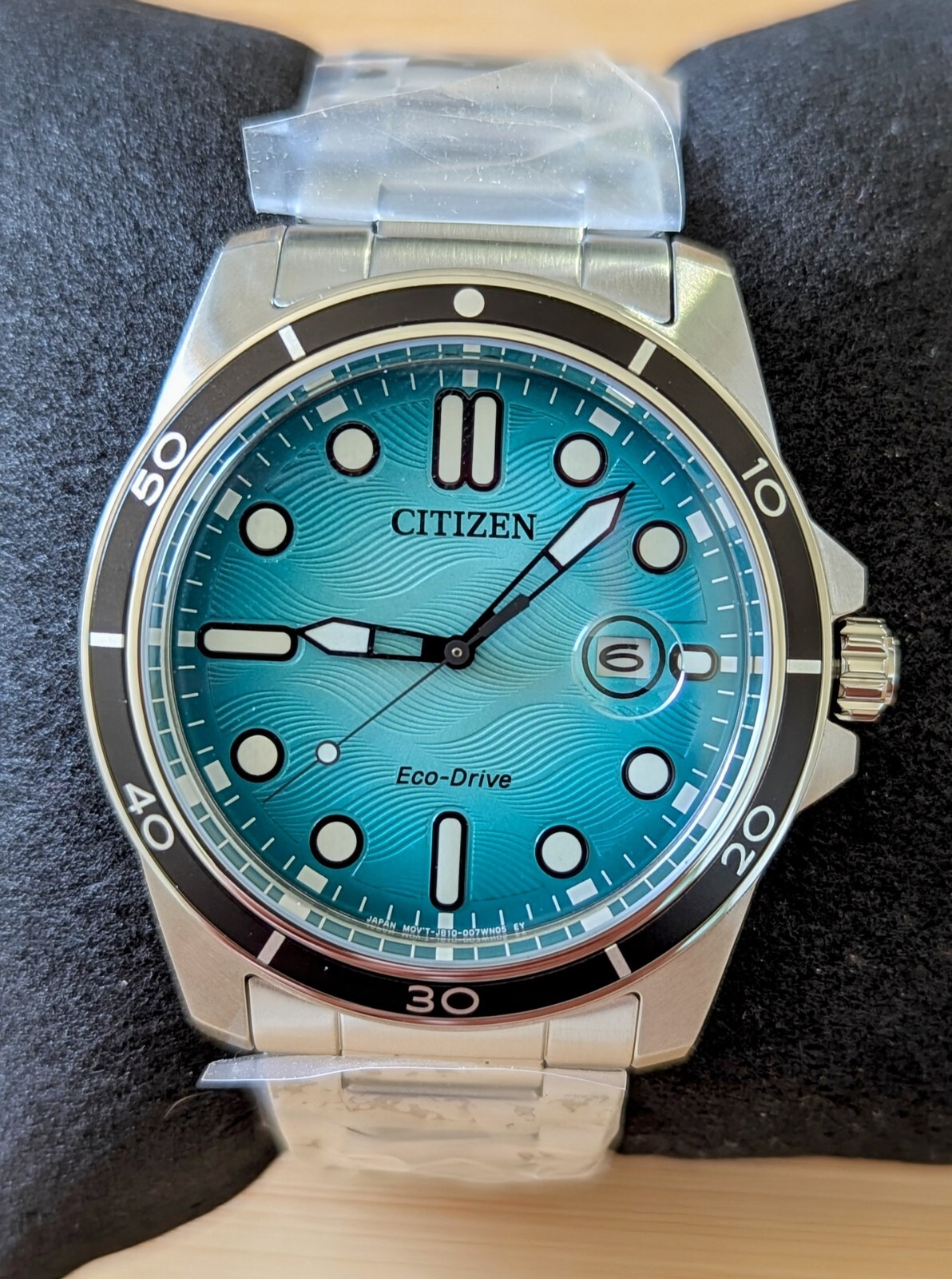 Citizen Turquoise Dial Date Indicator Men’s Watch AW1816-89L