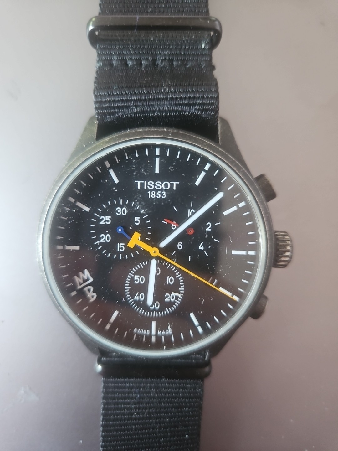 Tissot Chrono XL Brooklyn Nets Special Edition Watch Basquiat “B” w/Crown