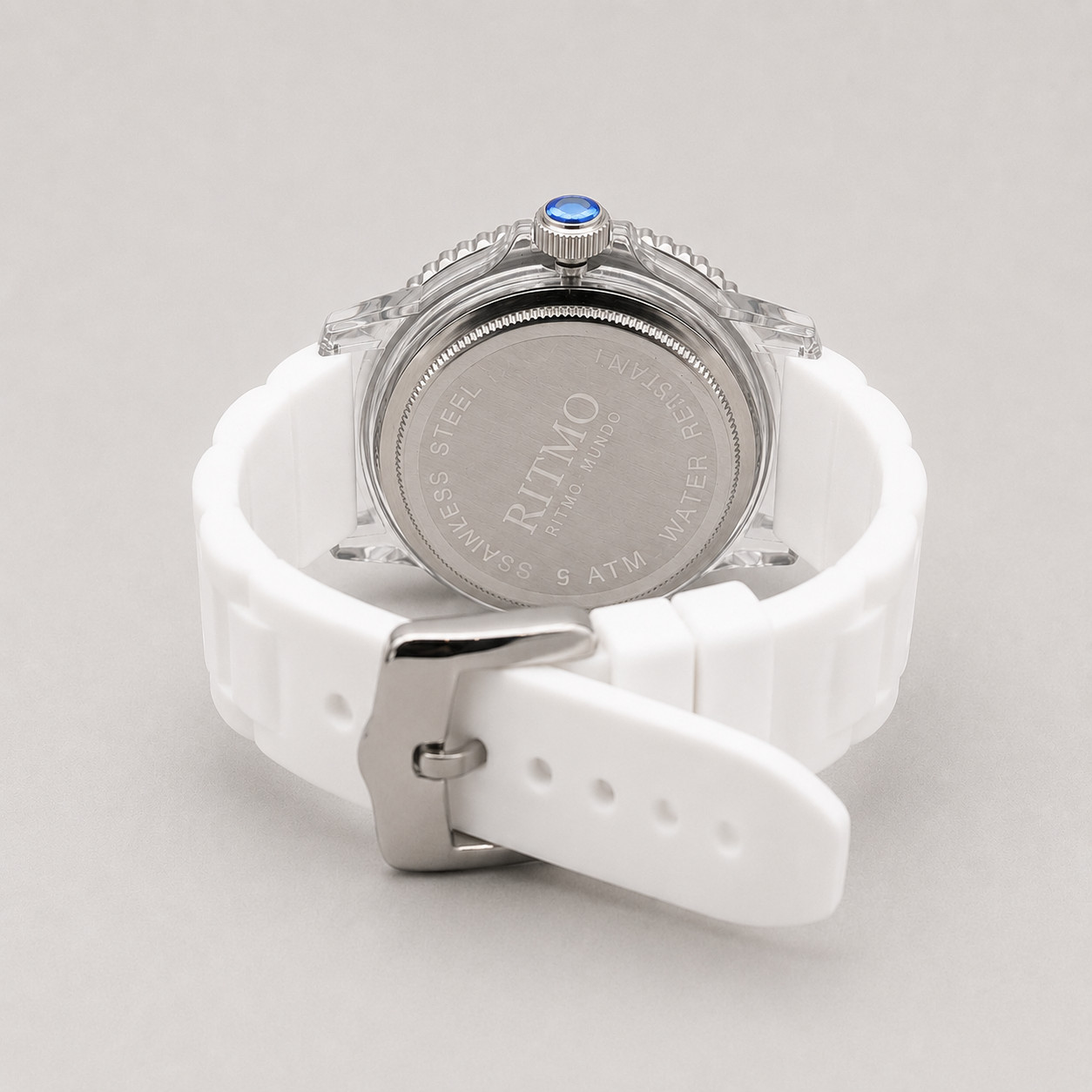 Ritmo Mundo Hercules Automatic White MOP Rainbow Dial Watch 311/1