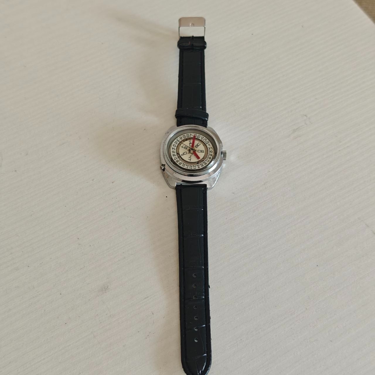 Wristwatch Raketa Skeleton Vintage Steampunk Style Soviet