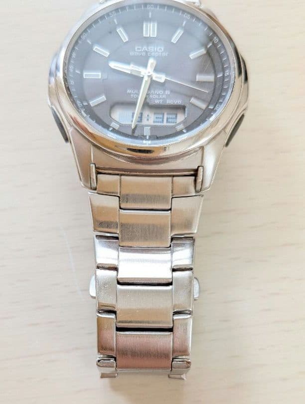 [Working ] Casio Wave Ceptor WVA-M630 Radio-Controlled Solar Watch From Japan