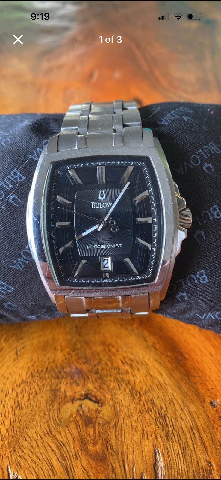 Bulova Precisionist Men’s Watch. No Box