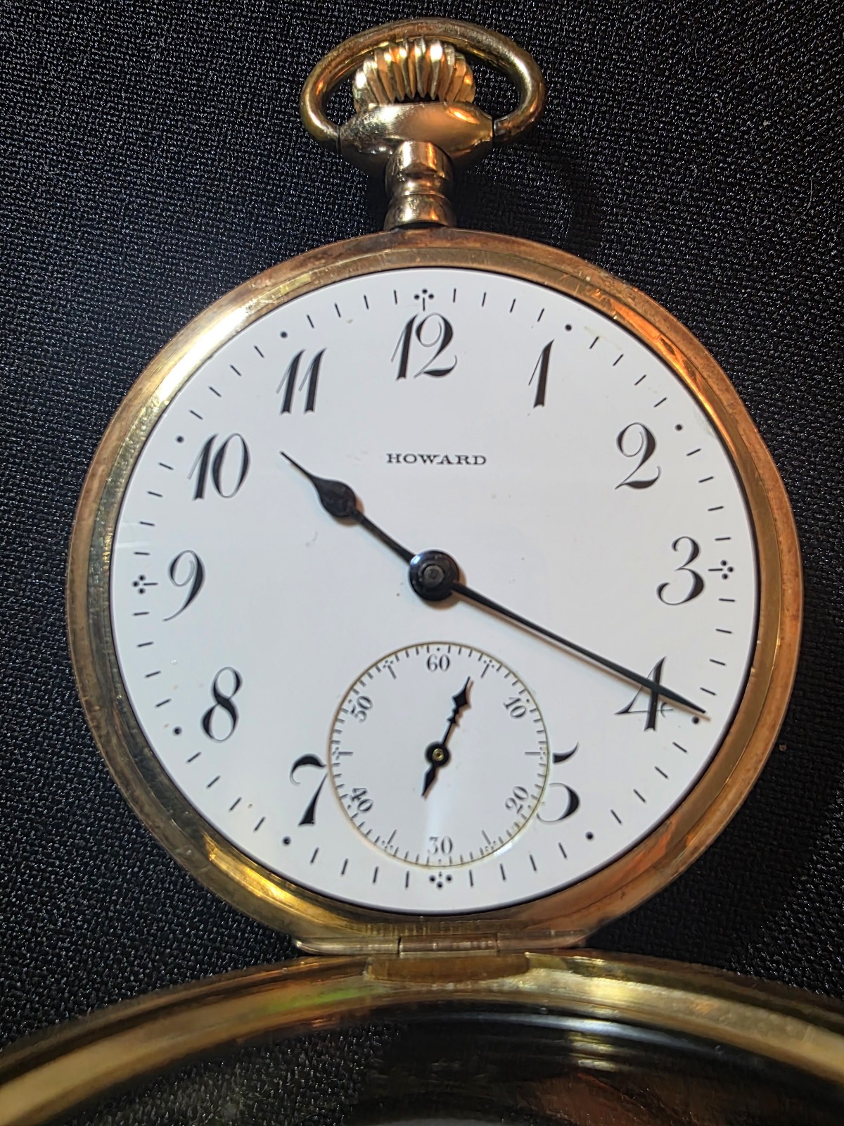 Howard Pocket Watch (Keystone) 16S, 17 J. Keystone / J.Boss 14k Gold Filled Case