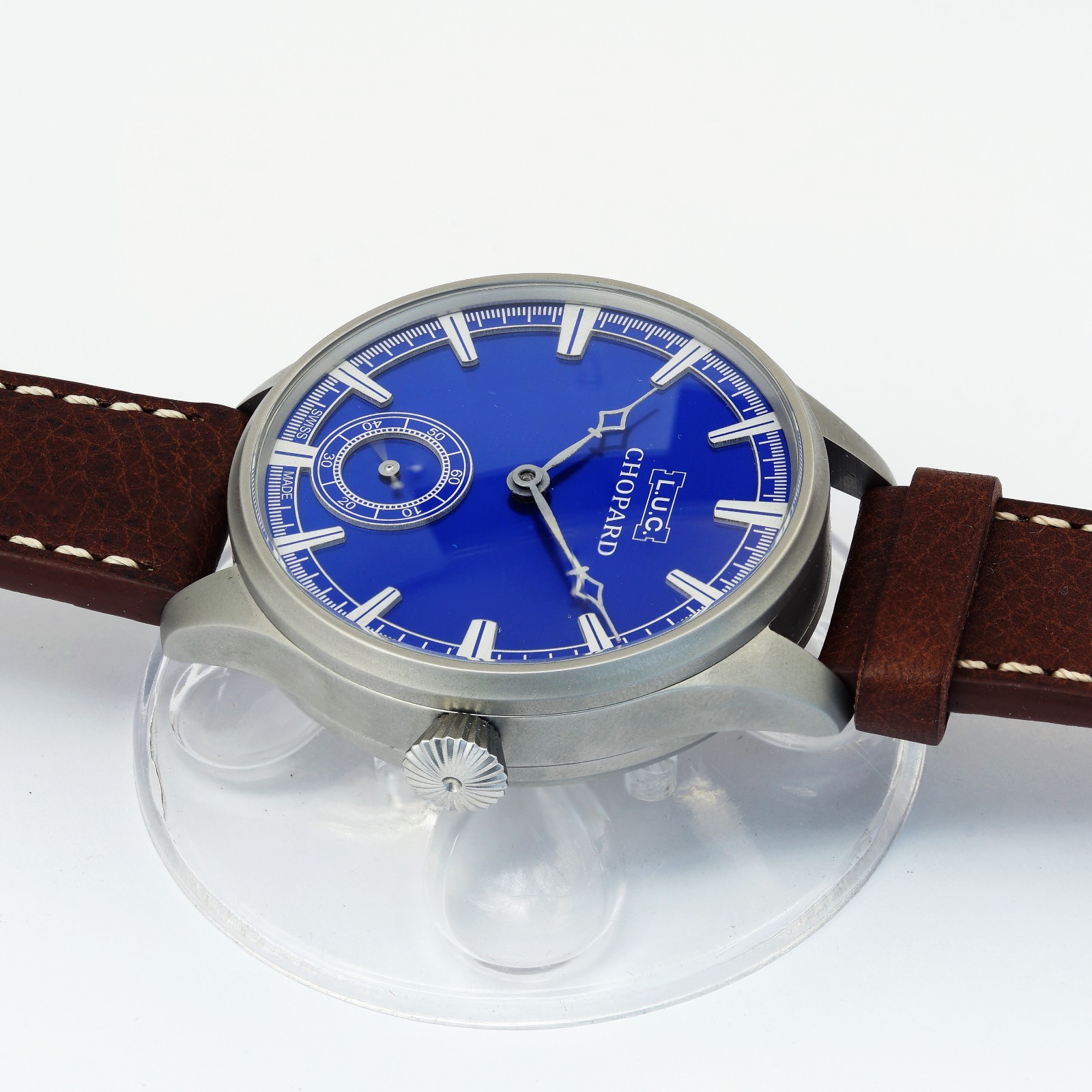 Antique LUC Chopard marriage watch vintage mechanical luxury men blue dial