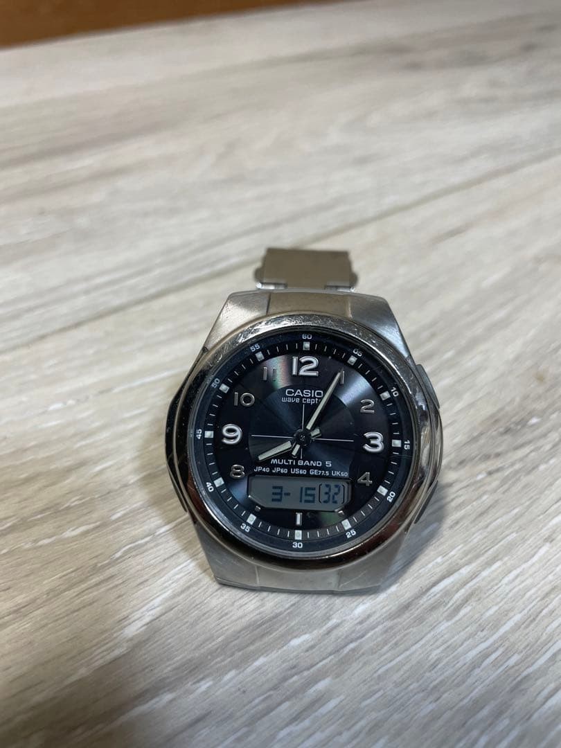 Casio Wave Ceptor Radio-Controlled Solar Watch