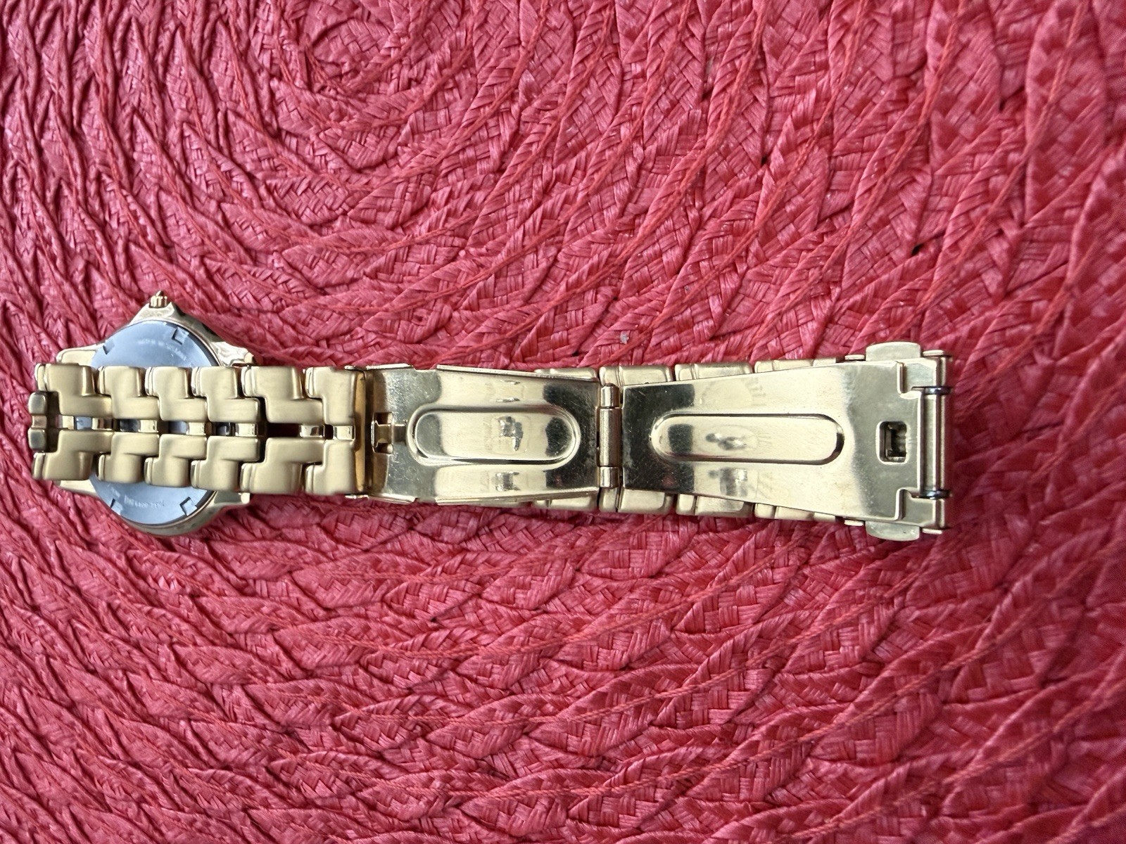 Seiko Watch Men Silver Gold Two Tone Date 7N32-0049 Round New Battery 7.25″ 35mm