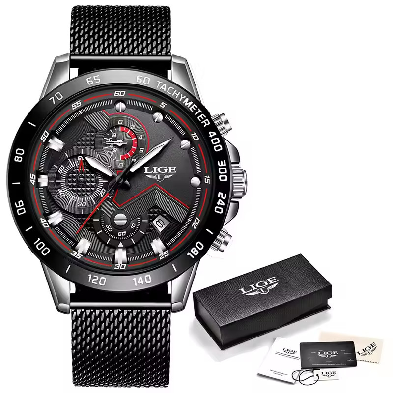 2025 New Fashion Casual Luxury Luminous Waterproof Men’s Quartz Watch