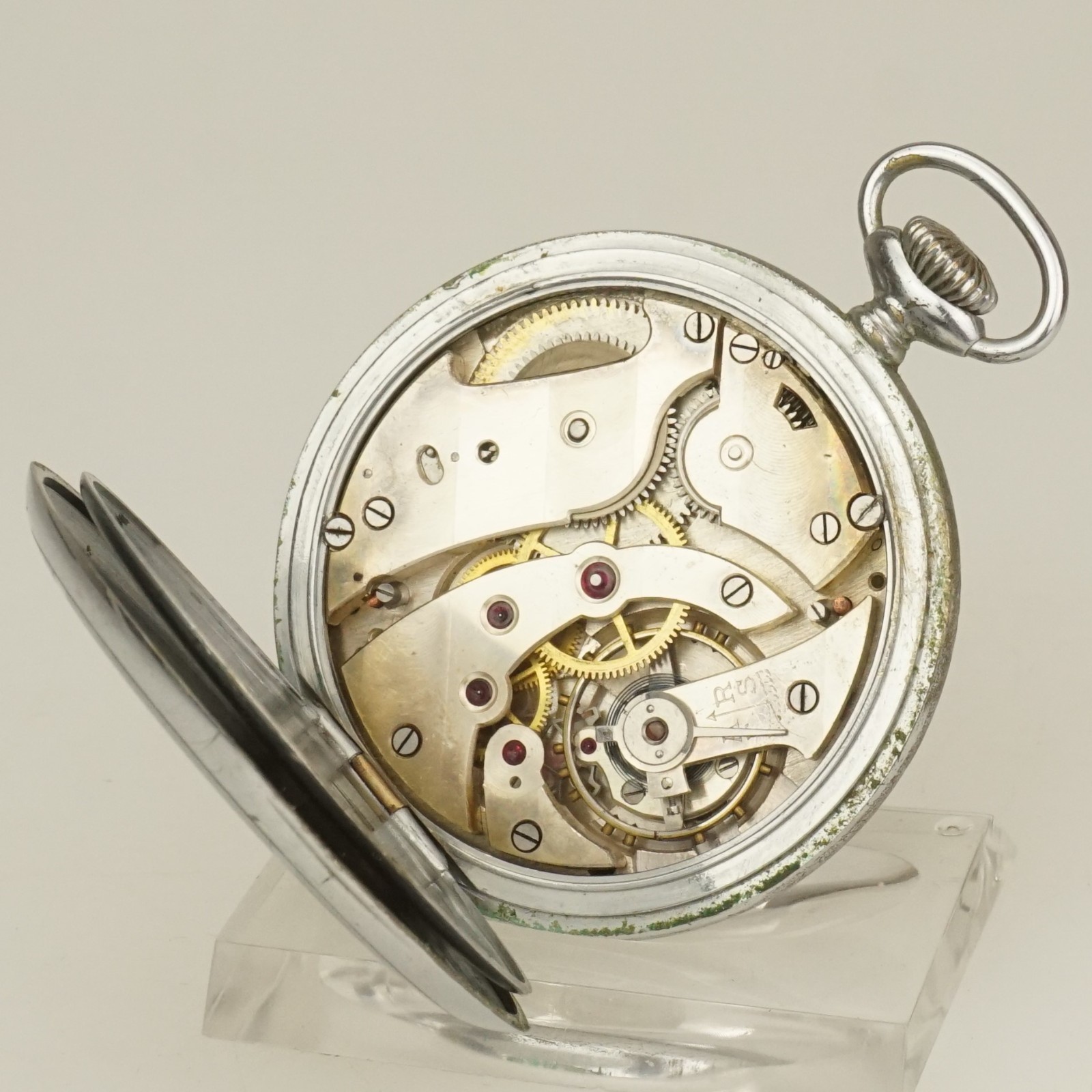 Rar! Railway CHRONOMETRE Pocket watch Men’s no repeater fusee duplex chronometer