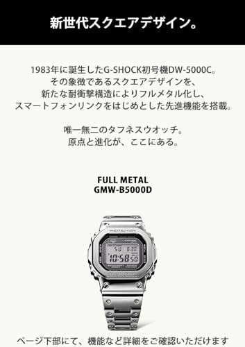 Casio G-Shock Watch GMW-B5000D-1JF Silver New Japan