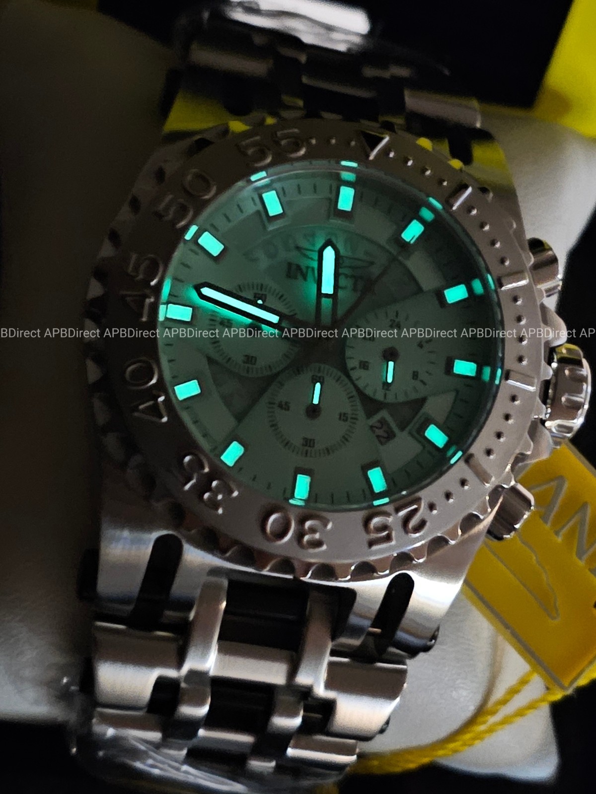 Invicta – CHAOS – Coalition Forces – TURQUOISE Blue 50mm Chronograph Mens Watch