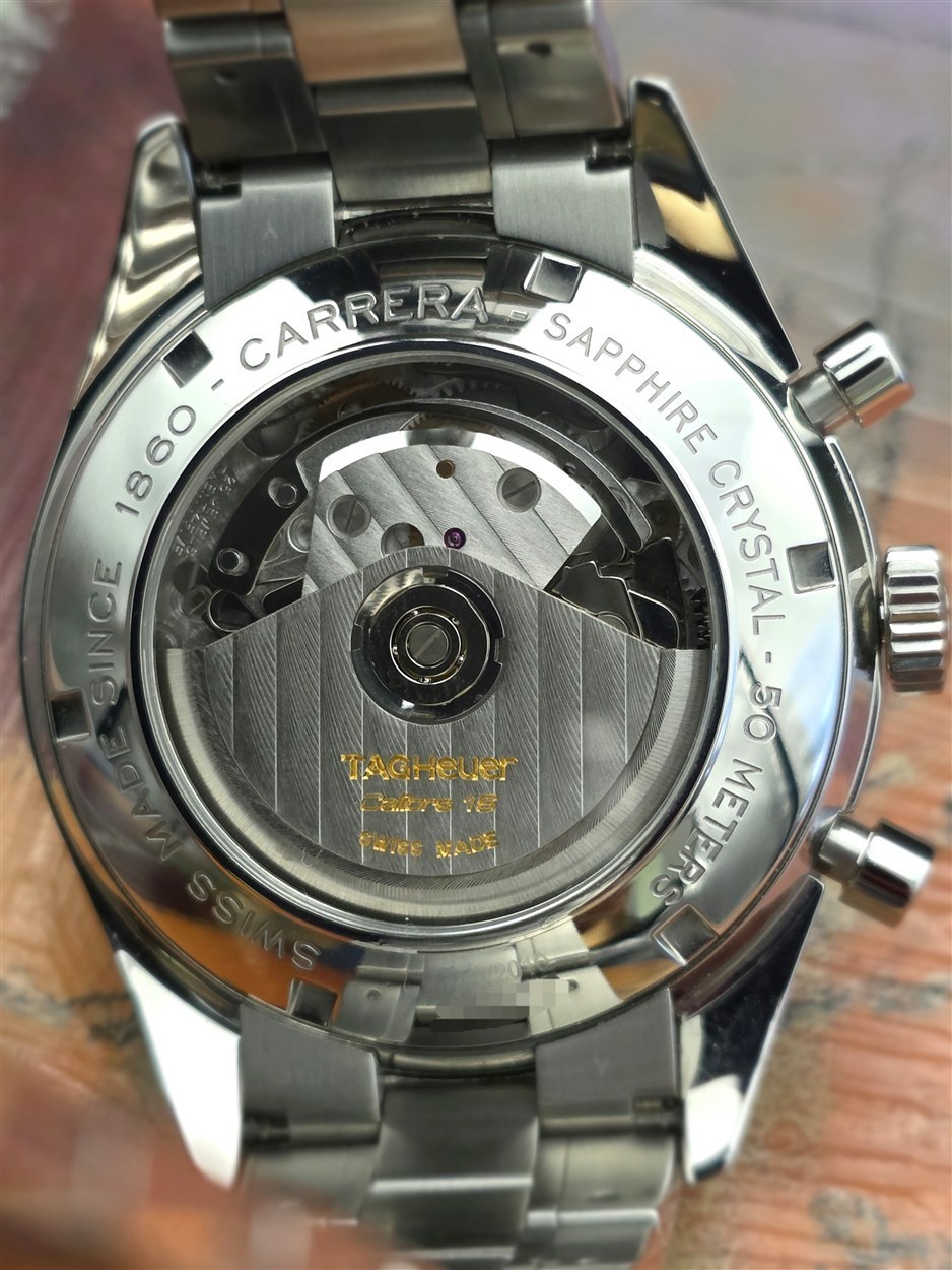 Tag Heuer Calibre 16 Carrera Chronorgraph Mens Steel 41mm Watch CV201AJ