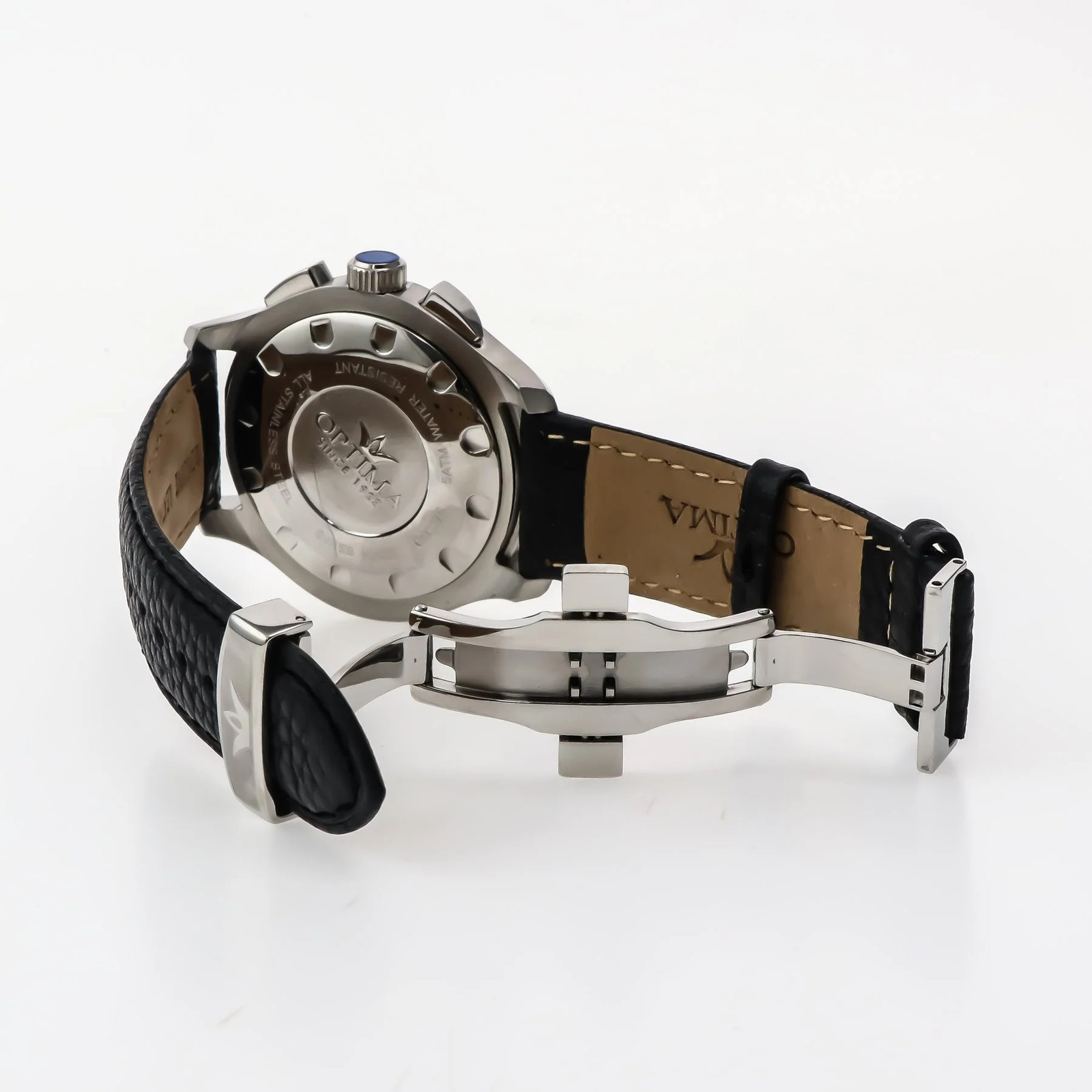 Optima – Swiss Chronograph – OSC376-SL-1 Swiss Ronda Quartz 44.15mm OSC376 50 m