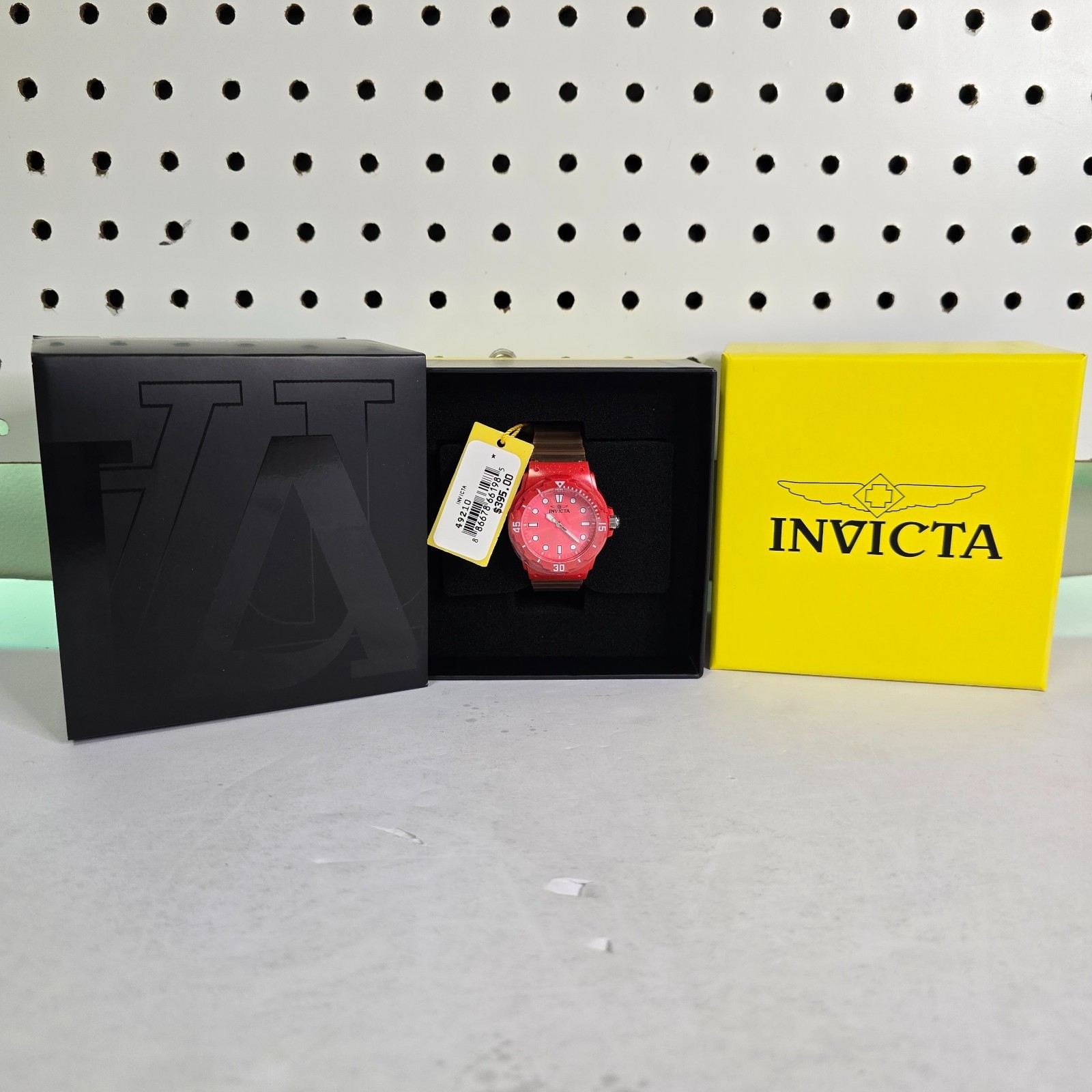 Invicta Celestial Women’s Watch – 35mm, Transparent, Red (49210) New In Box!!!
