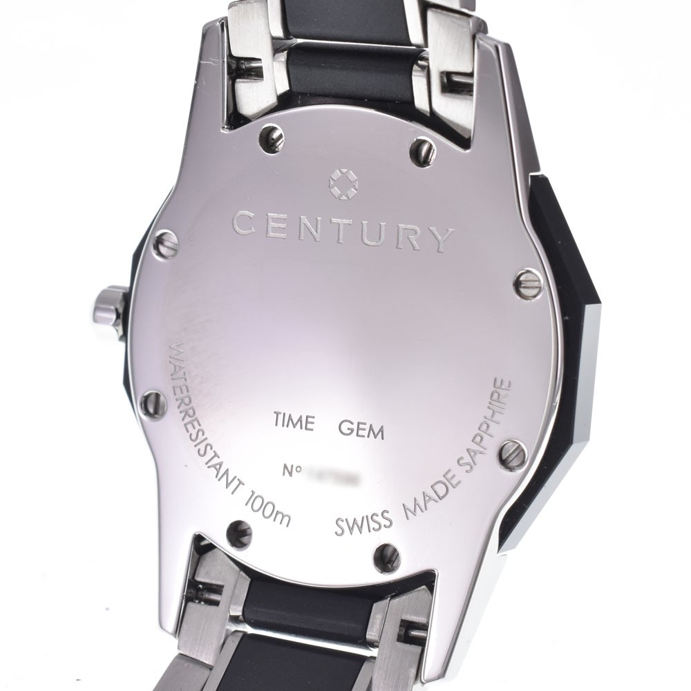 with paper CENTURY Time gem 606.7.X.50I.12.SR 1P Diamond Quartz Ladies J#147890