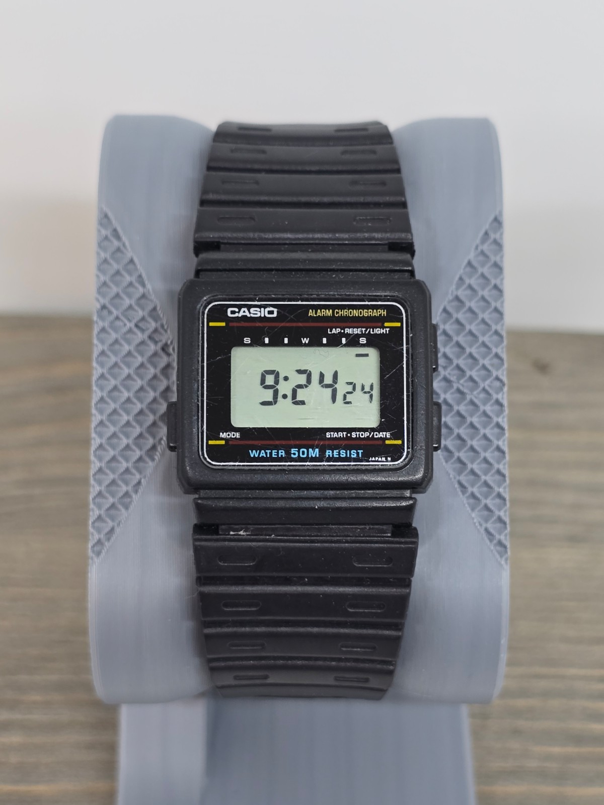 Vintage Rare JDM Japanese Digital Watch Casio W-11 30mm Dial