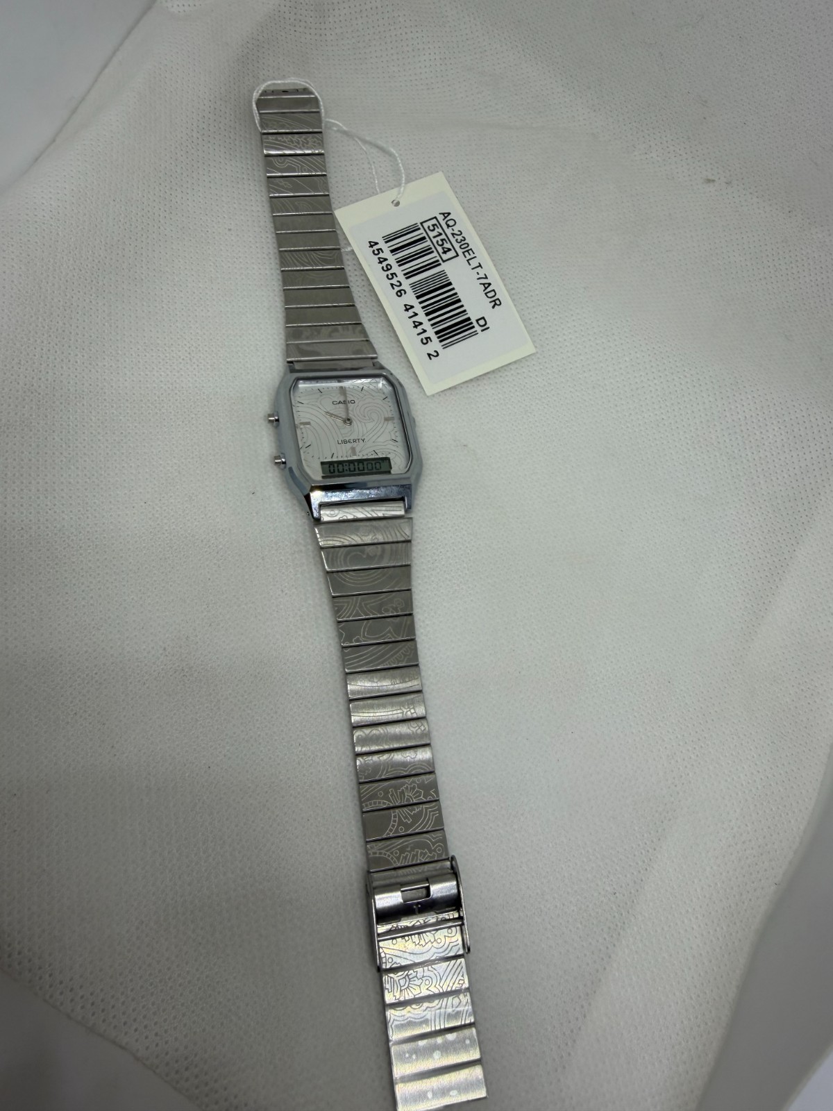 Casio AQ-230ELT-7ADR x Liberty Analog Digital Paisley Unisex Watch