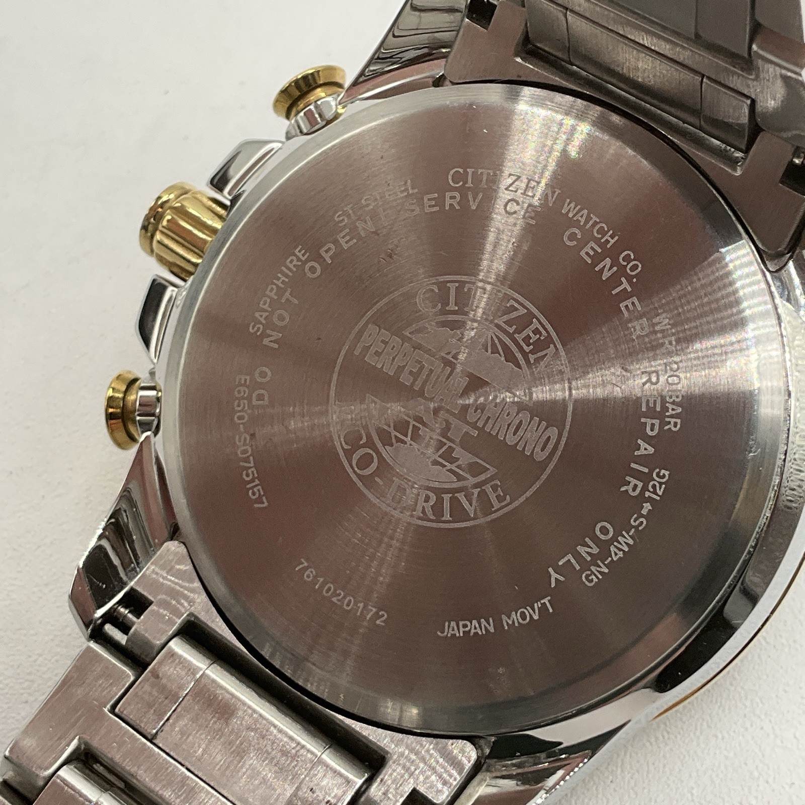 Citizen Eco-Drive E650-S075157 Perpetual Chrono Atomic Sapphire 42mm 20 BAR