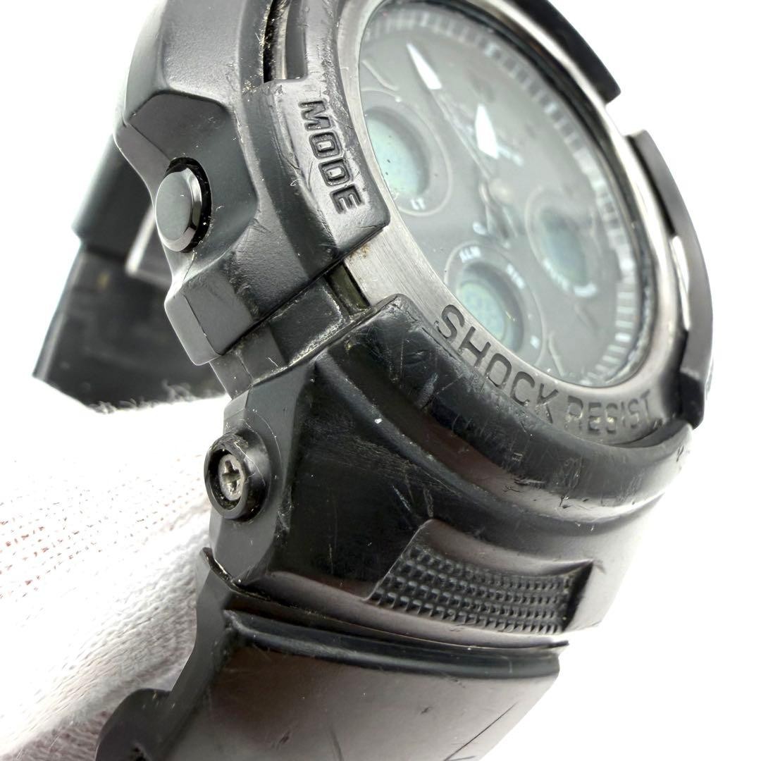 Casio G-Shock AWG-M100SBB Digital Analog Watch Solar Black Not Working Used