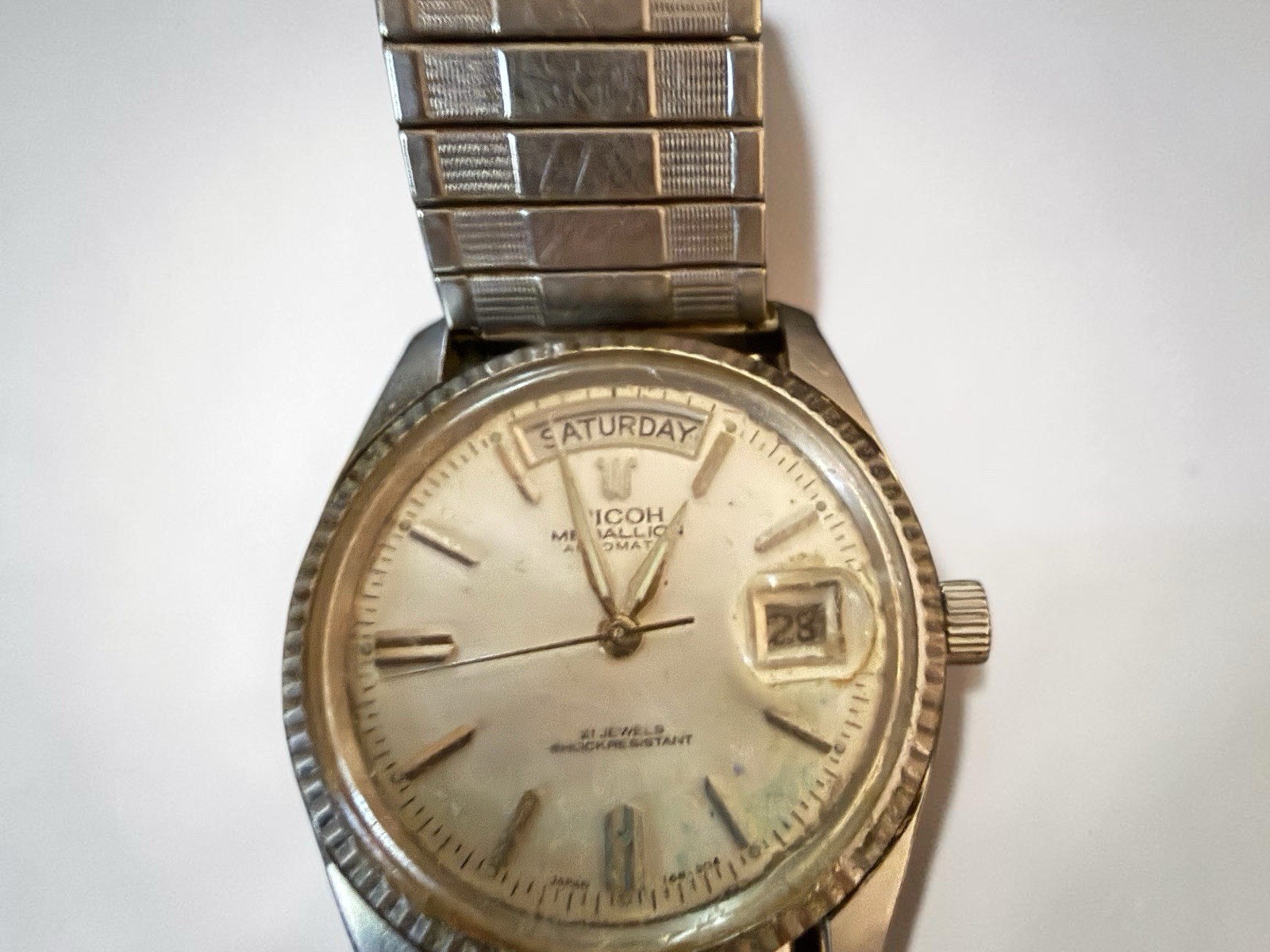 Vintage RICOH GP 21J Automatic Men’s Watch –4 Repair