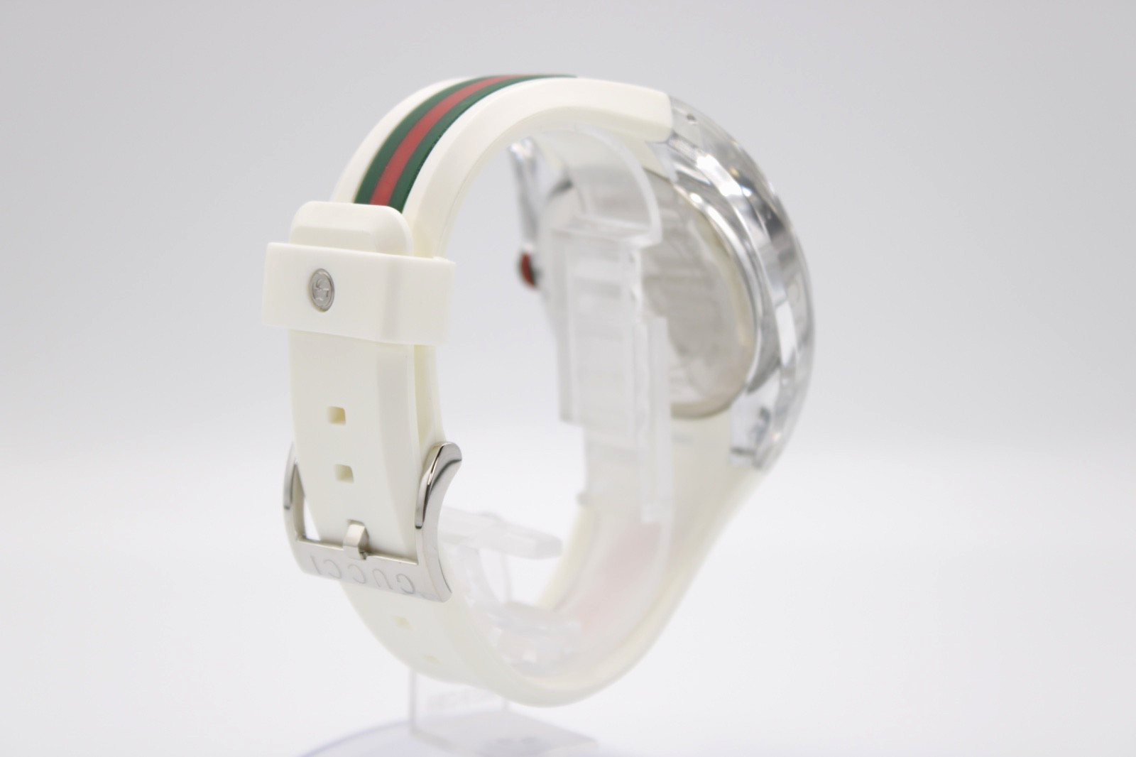 GUCCI SYNC XXL 46 MM White Rubber Strap Unisex Watch YA137102