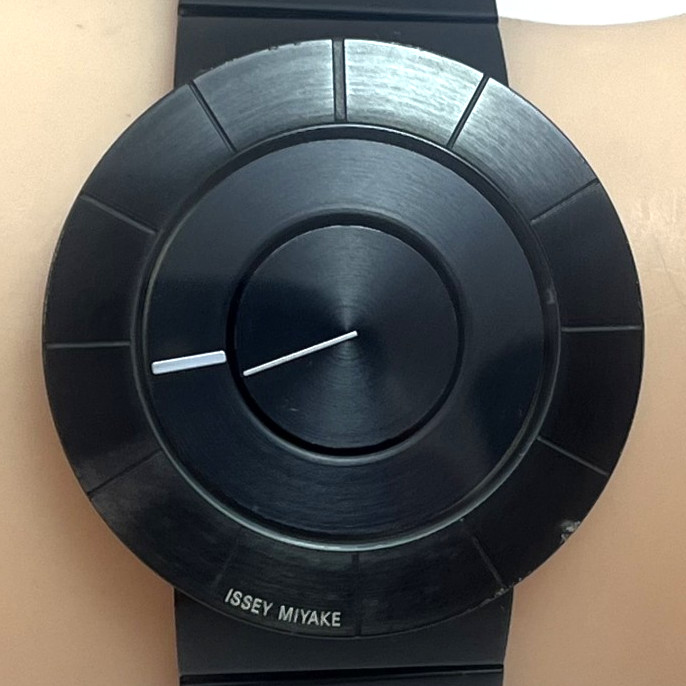 Seiko Issey Miyake TOKUJIN YOSHIOKA TO Black Quartz Japan Minimalist Watch#554B