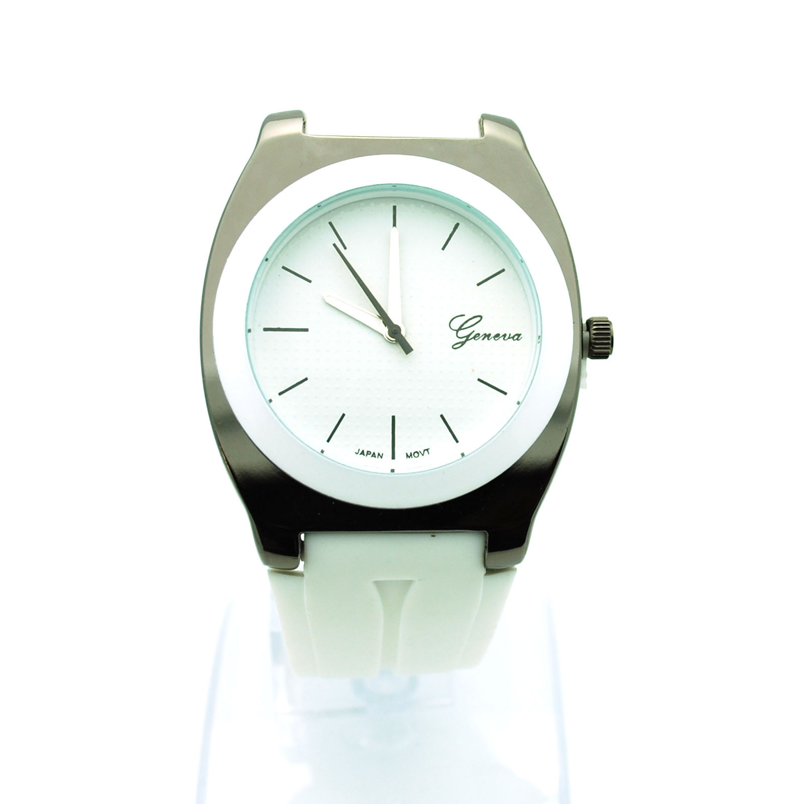 Mens Minimalist Round Modern Fashion Brand Silicone Quartz Analog Wrist Watch
