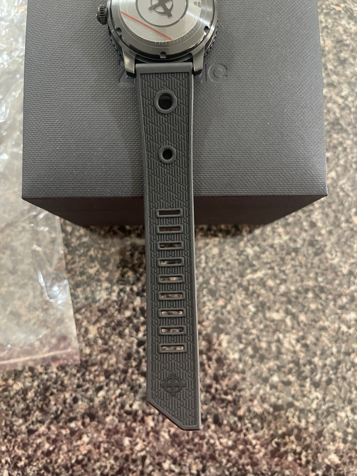 Zodiac Super Sea Wolf Men’s Black Watch, 200M WR, Reference ZO9297 New With Box