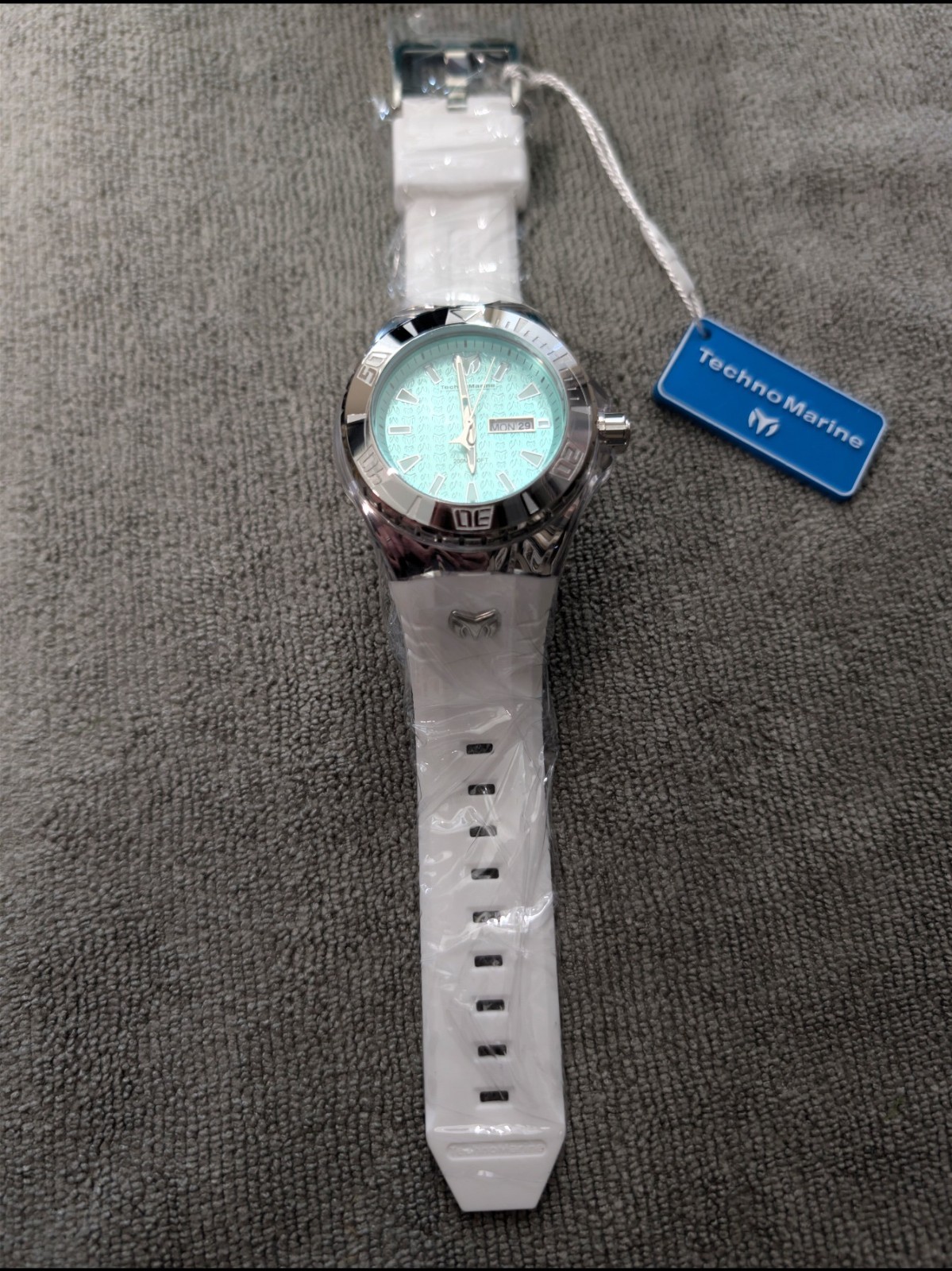 TechnoMarine Cruise Monogram Turquoise Dial (Model TM-122010) BNIB Watch 200m